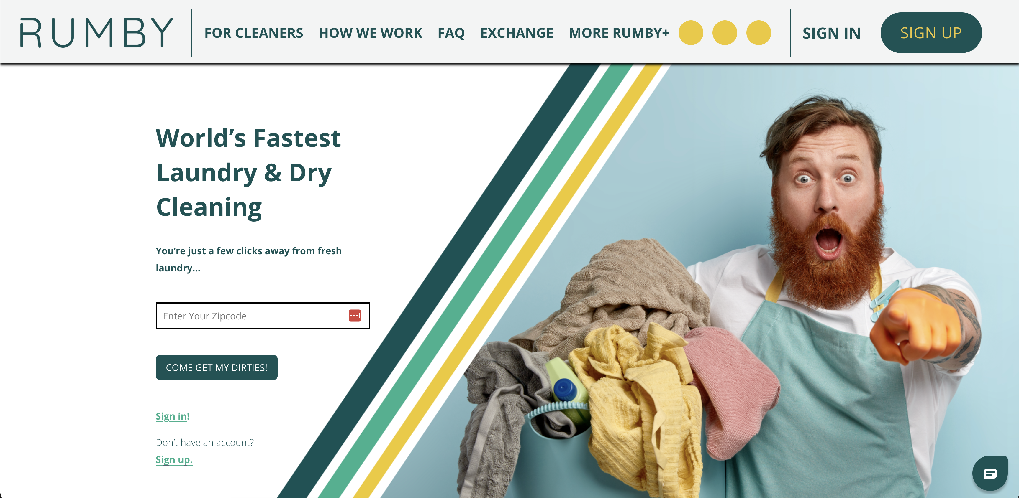 Rumby website screenshot